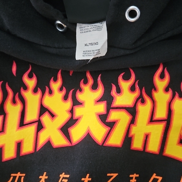 Men's Thrasher Magazine Black Hoodie Adult Size XL - Picture 3 of 6